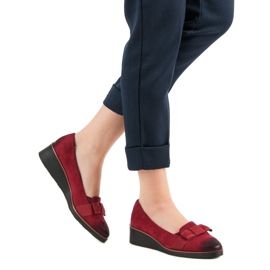Bombas Con Lazo VINCEZA rojo 2