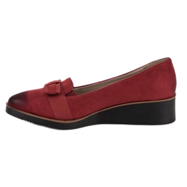 Bombas Con Lazo VINCEZA rojo 4