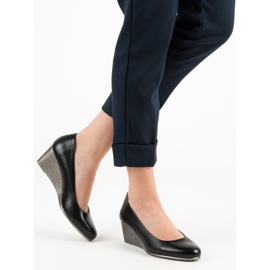 Zapatos de tacón clásicos en la cuña VINCEZA negro 2