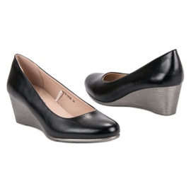 Zapatos de tacón clásicos en la cuña VINCEZA negro 7