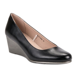 Zapatos de tacón clásicos en la cuña VINCEZA negro 3