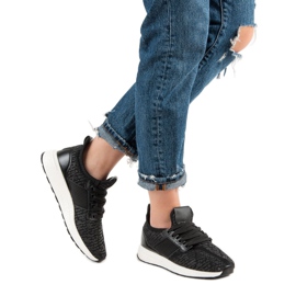 Calzado deportivo sin cordones negro 3