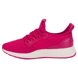 Calzado deportivo sin cordones rosado 5