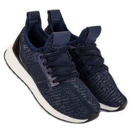 Calzado deportivo sin cordones azul 3