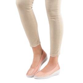 Comer Bailarina rosa en cuña rosado 2 Comer Bailarina rosa en cuña rosado 2