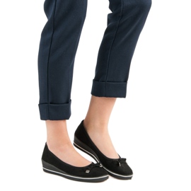 Bombas de cuña negro 2 Bombas de cuña negro 2