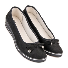 Bombas de cuña negro 1 Bombas de cuña negro 1