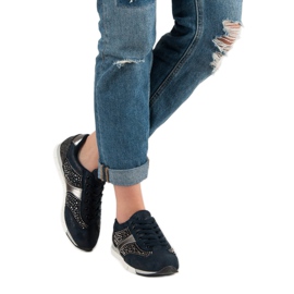 Kylie Calzado deportivo con cristales azul 1 Kylie Calzado deportivo con cristales azul 1