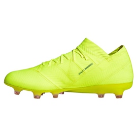 Botas de fútbol adidas Nemeziz 18.1 FG M BB9426 amarillo 1