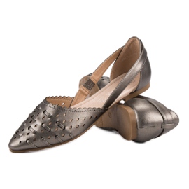 Bailarinas VINCEZA con estilo gris 5