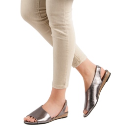 Sandalias sin cordones VINCEZA gris 3
