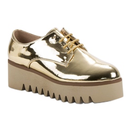 Corina Brogues dorados con protector 2