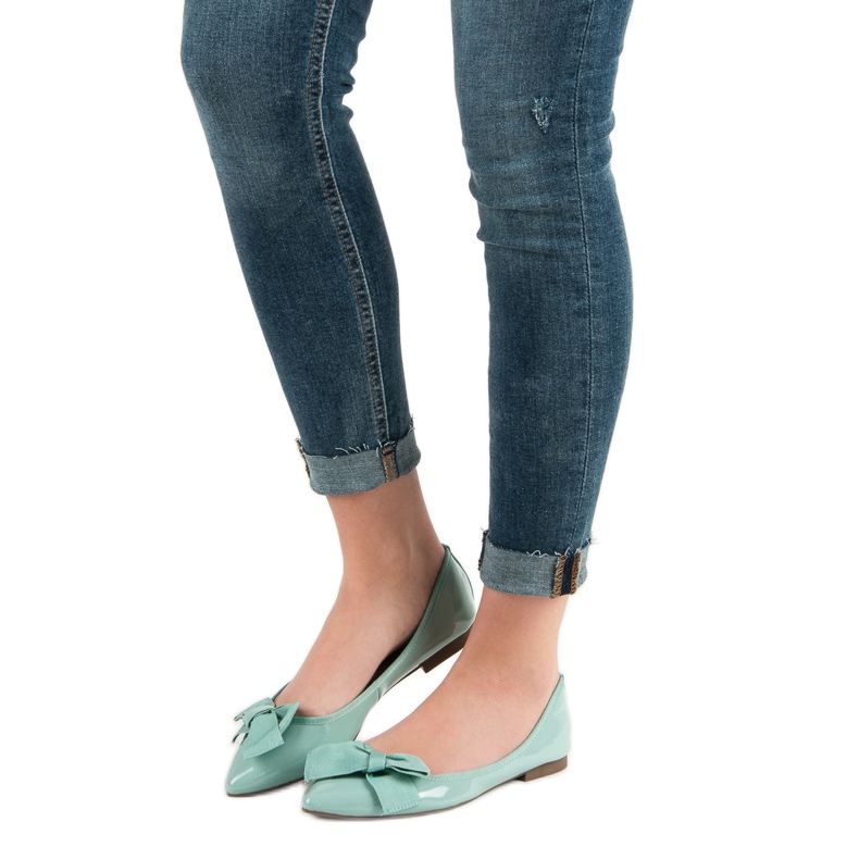 Corina Bailarinas Lacadas Con Lazo verde 1 Corina Bailarinas Lacadas Con Lazo verde 1