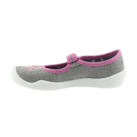 Zapatillas befado calzado infantil 114X325 plantilla Soft-B gris rosa 2