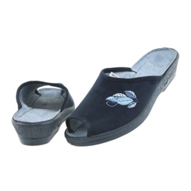 Zapatos de mujer befado pu 581D194 azul marino 5