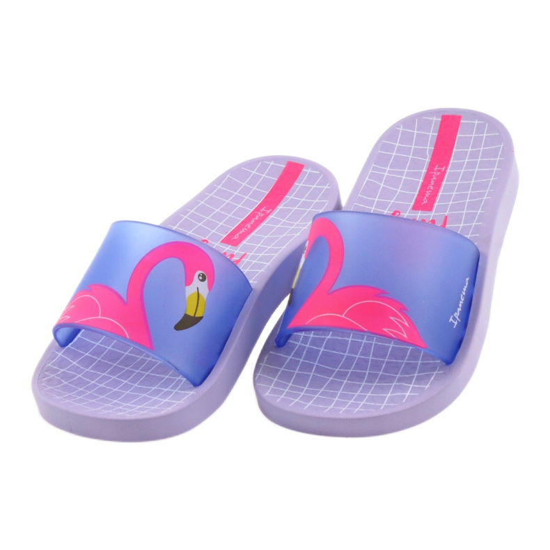 Pantuflas para niños Flaming Ipanema 26325 púrpura azul rosa 3