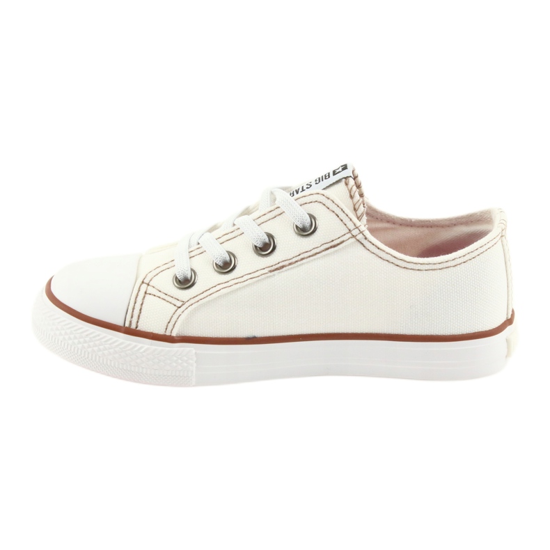 Big Star Sneakers para niños empatadas 374085 White blanco 2