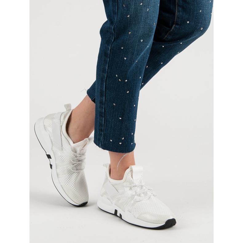 Calzado deportivo de moda blanco 1