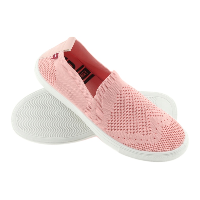 Big Star Openwork Sneakers Sneakers 274786 Salmon rosa 3