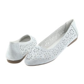 Filippo 680 bailarinas caladas gris 4