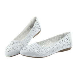 Filippo 680 bailarinas caladas gris 3