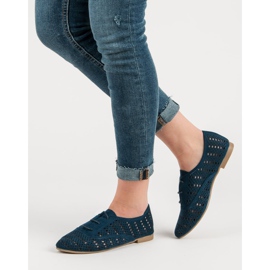 Corina Zapato calado azul marino 1
