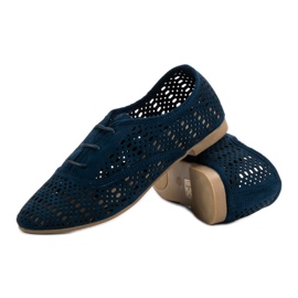 Corina Zapato calado azul marino 4