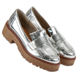 Corina Mocasines lacados gris 5