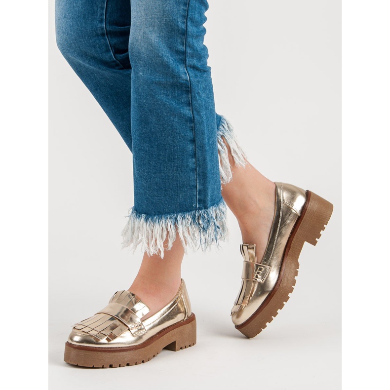 Corina Mocasines lacados gris 1