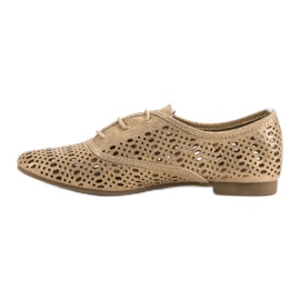 Corina Zapatos Calados Dorados 3