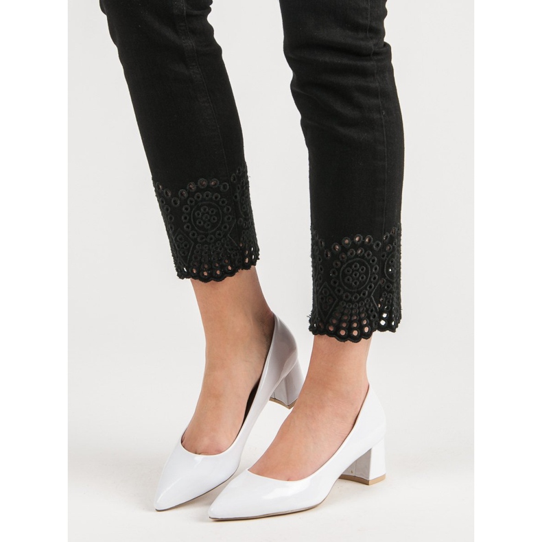 Diamantique Bombas blancas elegantes blanco 1