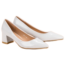 Diamantique Bombas blancas elegantes blanco 6