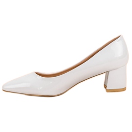 Diamantique Bombas blancas elegantes blanco 4