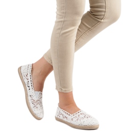 Sweet Shoes Alpargatas de encaje blancas blanco 3