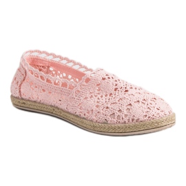 Sweet Shoes Alpargatas de encaje rosas rosado 2