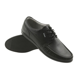 Mocasines de hombre Badura negros atados 3175 5