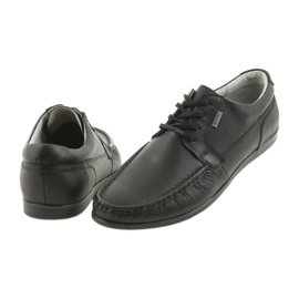 Mocasines de hombre Badura negros atados 3175 4