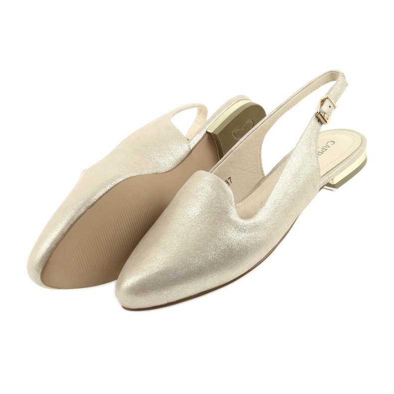 Zapatos mujer caprice lordsy golden 29400 dorado 4