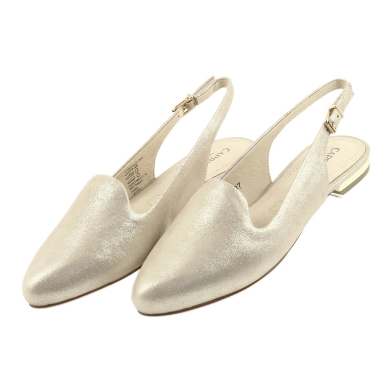 Zapatos mujer caprice lordsy golden 29400 dorado 3