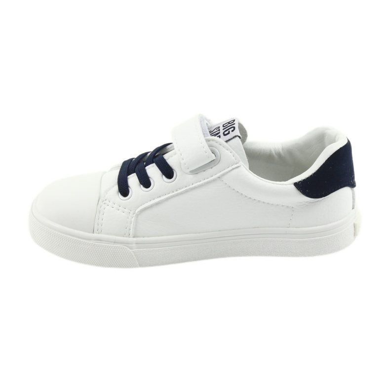 Zapatillas Big Star Velcro 374107 blanco azul marino 2