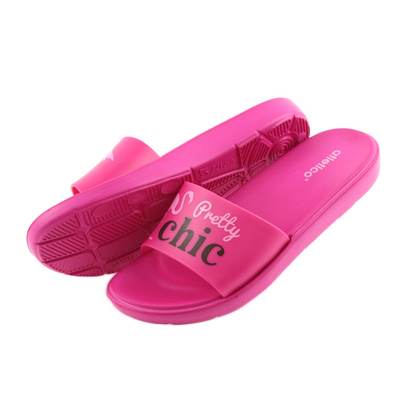 Zapatillas de mujer Flamingos Atletico negro rosa 5