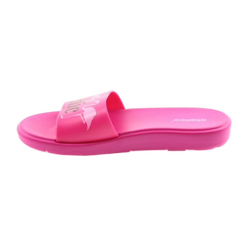 Zapatillas de mujer Flamingos Atletico negro rosado 2