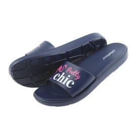 Zapatillas de mujer Flamingos Atletico blanco rosado azul marino 5 Zapatillas de mujer Flamingos Atletico blanco rosado azul marino 5