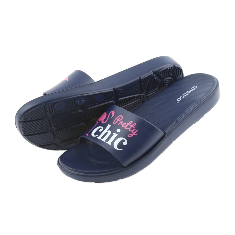 Zapatillas de mujer Flamingos Atletico blanco rosado azul marino 5 Zapatillas de mujer Flamingos Atletico blanco rosado azul marino 5