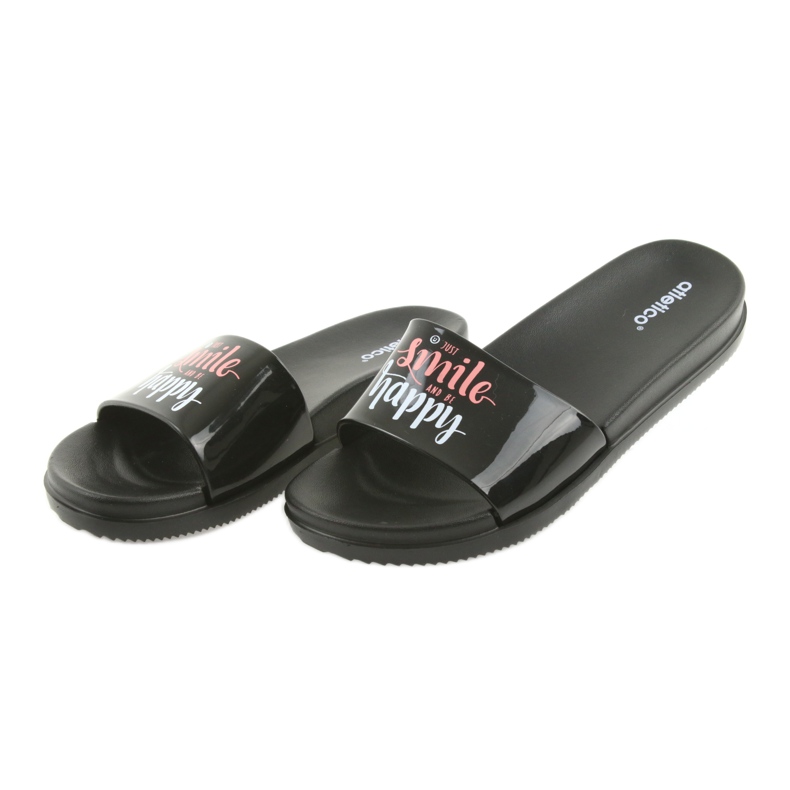 Zapatillas de mujer Happy Atletico negras negro 4 Zapatillas de mujer Happy Atletico negras negro 4