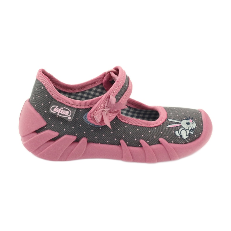 Zapatos befado niño 109P168 gris rosado 1