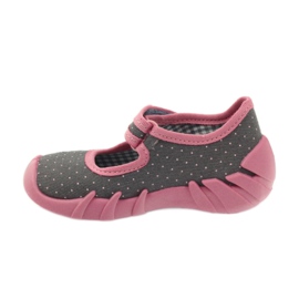 Zapatos befado niño 109P168 gris rosado 3