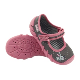 Zapatos befado niño 109P168 gris rosado 4