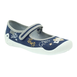 Calzado infantil befado 114Y313 azul gris 1