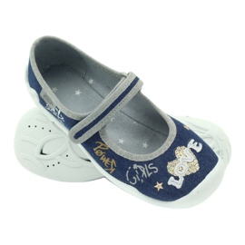 Calzado infantil befado 114Y313 azul gris 4